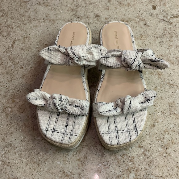 NWOT Stuart Weitzman White Espadrilles Size 6.5